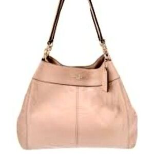 Coach Leather Beige Lexi Shoulder Bag F3198